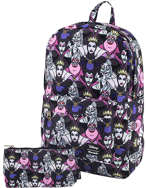 Villains All Over Print Backpack- Prototype Shown