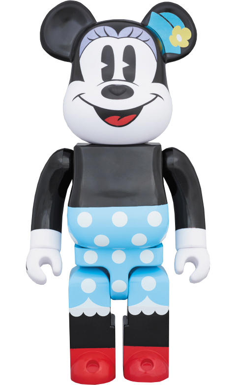 Disney Bearbrick Minnie Mouse 400 Figure by Medicom Toy Disney Bearbrick Minnie Mouse 400 Figure by Medicom Toy