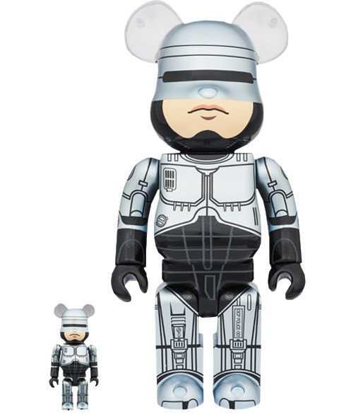 MEDICOM TOY - BE@RBRICK ROBOCOP MURPHY HEAD 100%&amp;400％ BE＠RBRICK RoboCop 2: Murphy Head Ver. 100％ & 400％ Set