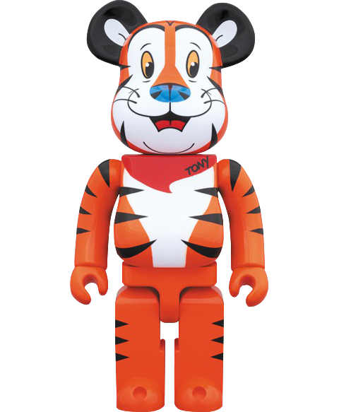 Kellogg Bearbrick Tony the Tiger 1000 Figure by Medicom Toy