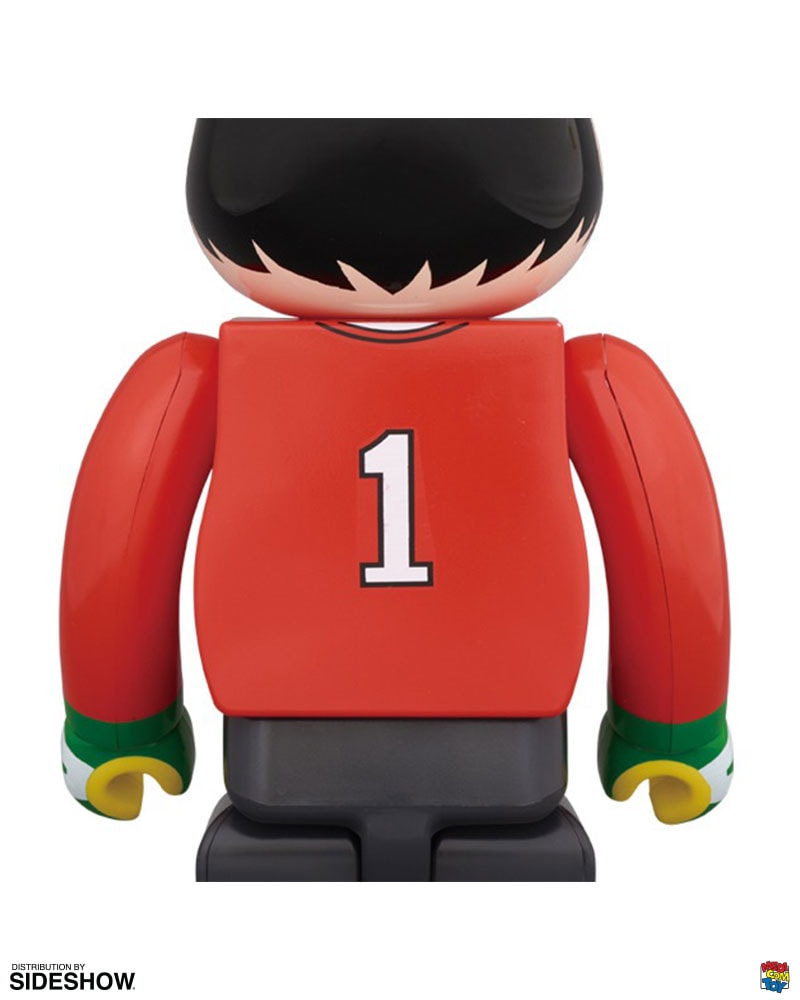 Captain Tsubasa Bearbrick Wakabayashi Genzo 100 and 400 Designer Toy - Prototype Shown View 2