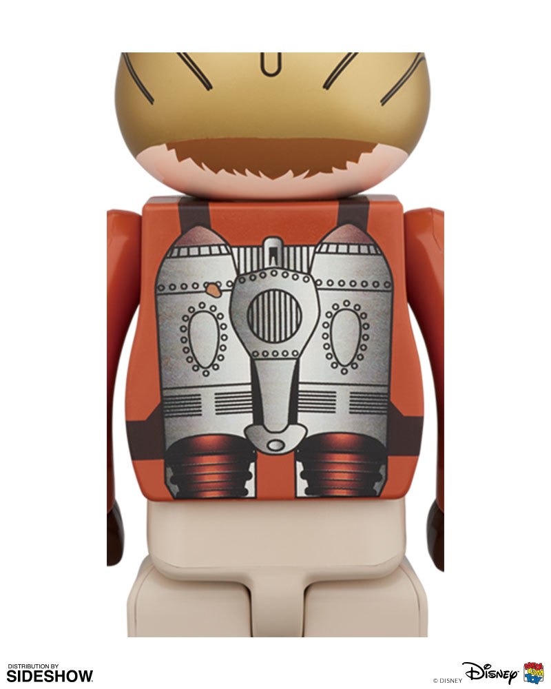 Rocketeer Bearbrick The Rocketeer 100 and 400 Designer Toy - Prototype Shown View 5
