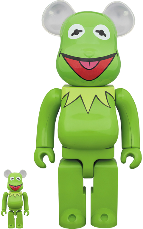 送料無料 通販  and 100 Frog the Kermit Bearbrick Disney 400 Set Collectible キューブリック、ベアブリック
