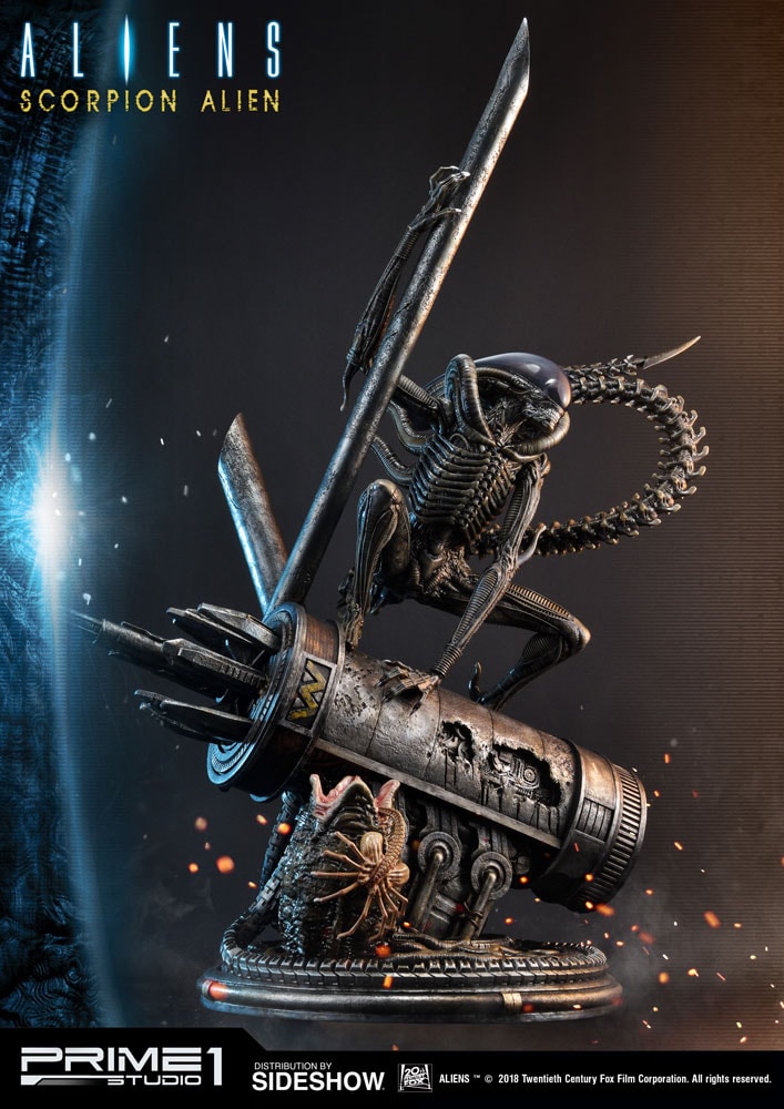 Aliens Scorpion Alien Statues - Prototype Shown View 5