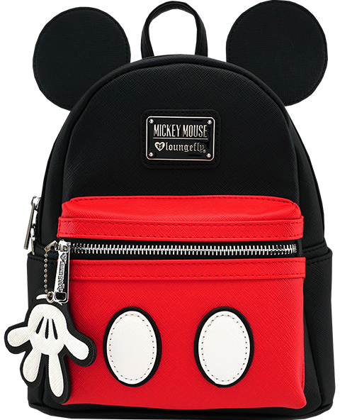 Mickey mouse leather backpack top