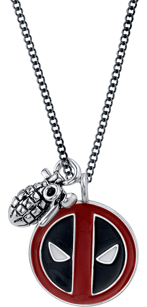 Marvel Deadpool Merc with a Mouth Necklace Jewelry - Prototype Shown View 3