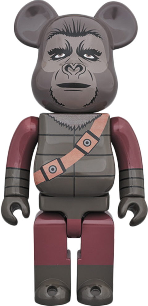 Planet of the Apes Bearbrick Soldier Ape 400 Figure by