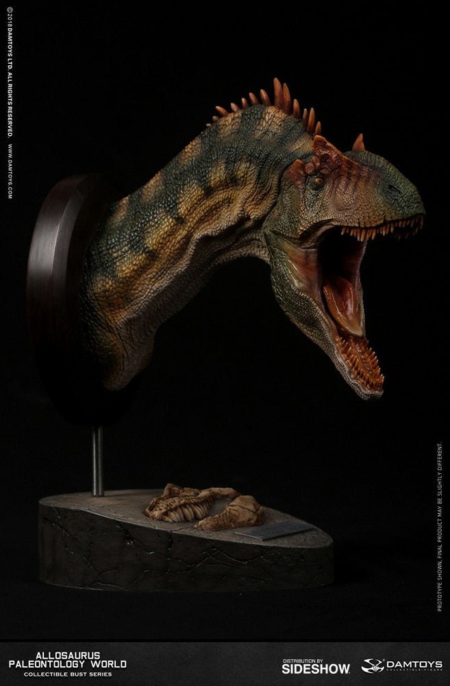 Allosaurus Bust - Prototype Shown View 2