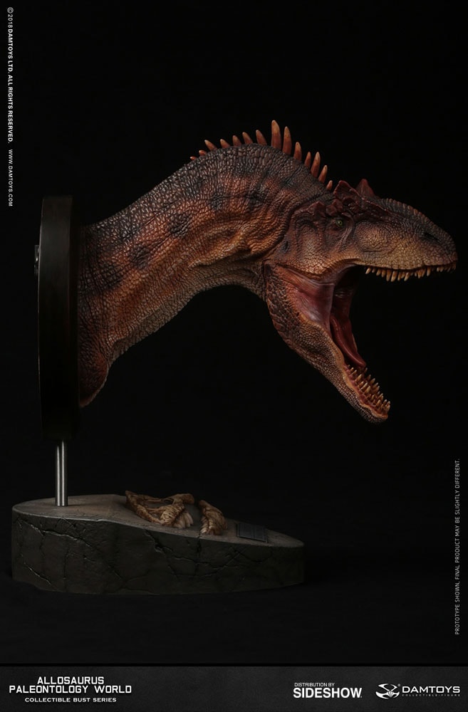 Allosaurus Bust - Prototype Shown View 1