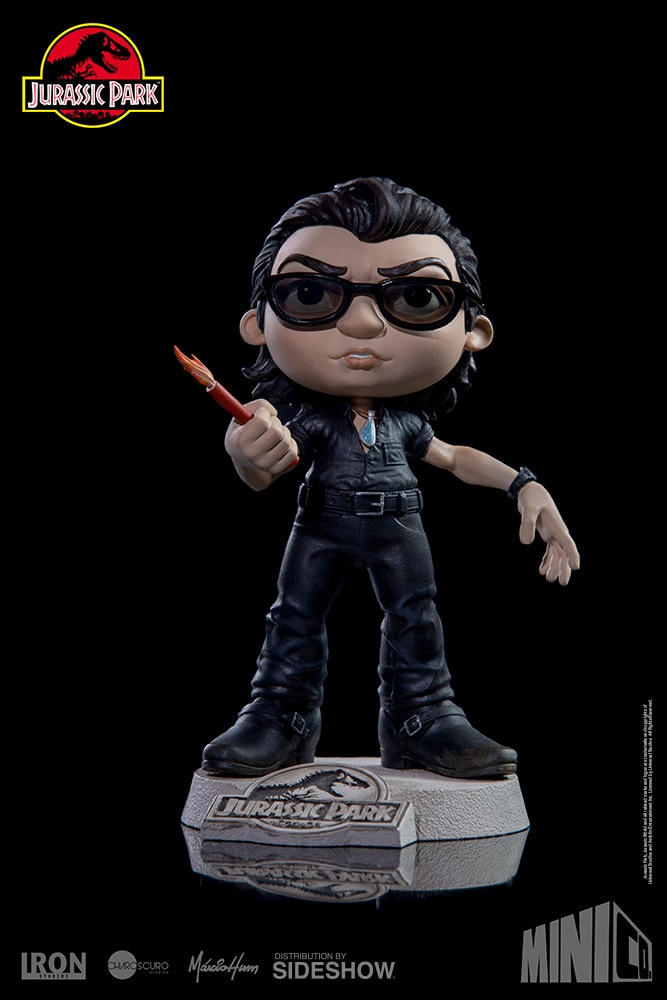 Jurassic Park Ian Malcolm Mini Co Collectible Figure - Prototype Shown View 1