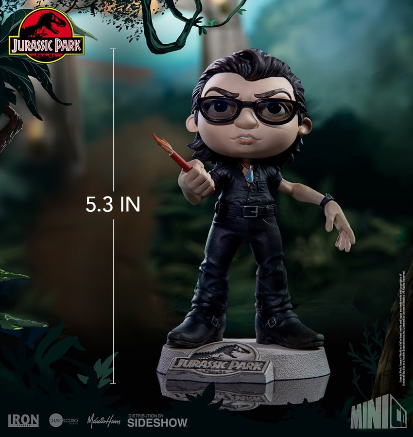 Jurassic Park Ian Malcolm Mini Co Collectible Figure - Prototype Shown View 2