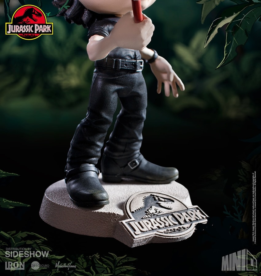 Jurassic Park Ian Malcolm Mini Co Collectible Figure - Prototype Shown View 6