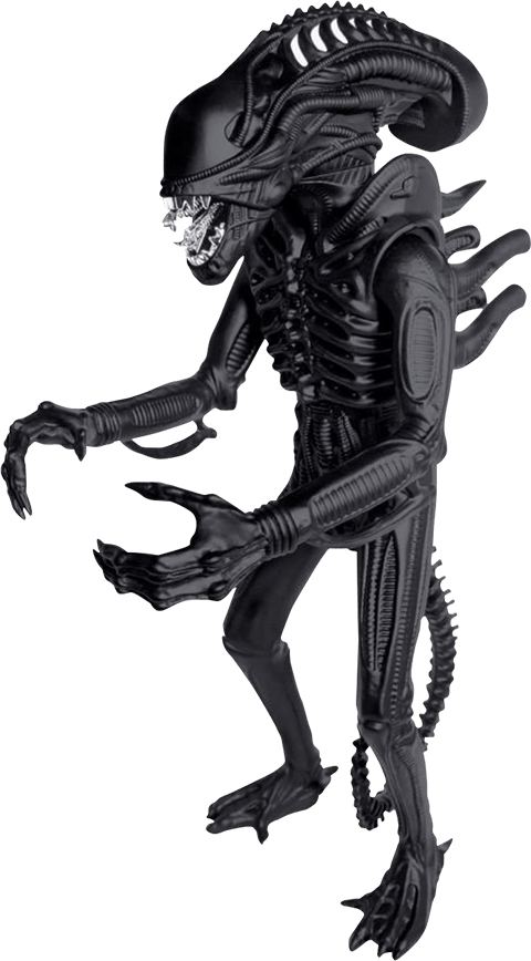 Aliens Xenomorph Matte Black 18in Figure by Super 7 | Sideshow