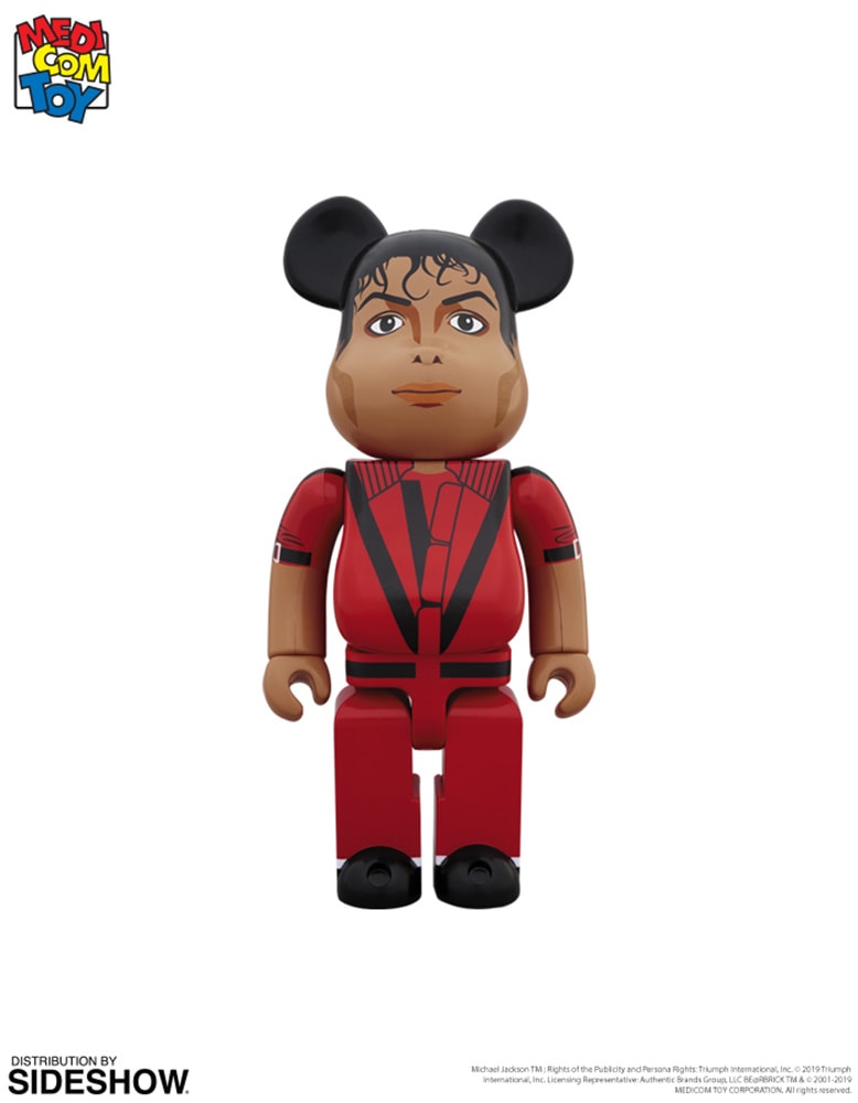 Michael Jackson Be@rbrick Michael Jackson Red Jacket 1000% Figure - Prototype Shown View 1
