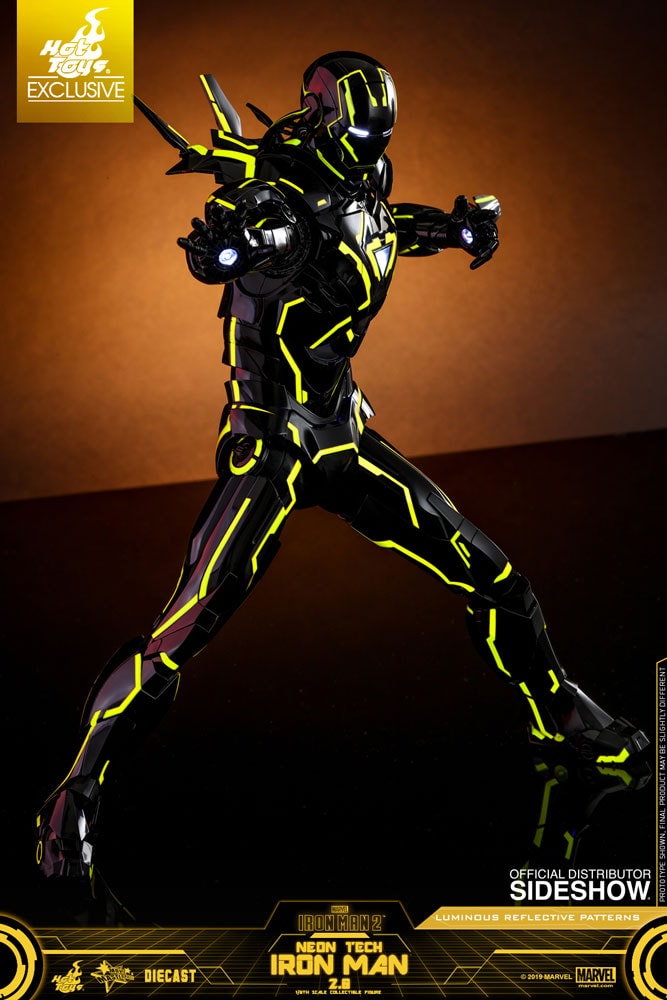 Neon tech iron man price hotsell
