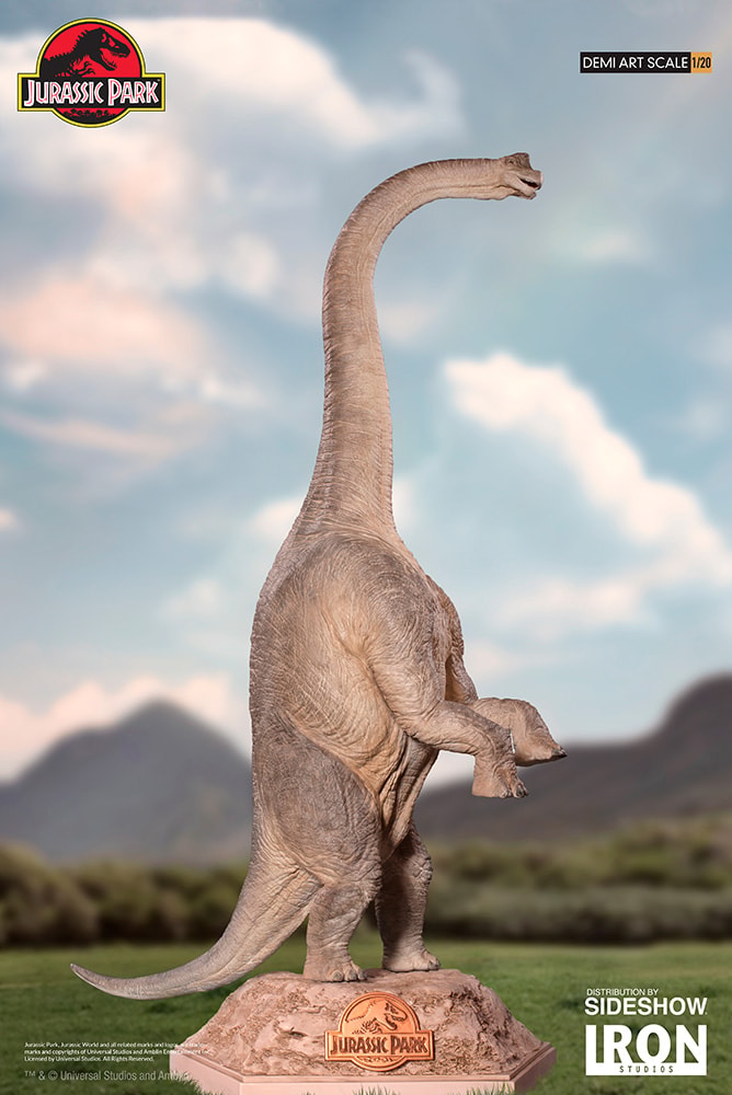Jurassic Park Brachiosaurus Statues - Prototype Shown View 4