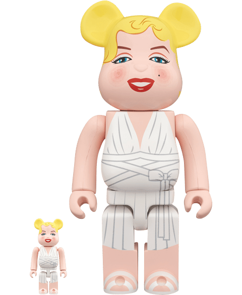 Marilyn Monroe Be@rbrick Marilyn Monroe 100% and 400% Designer Toy - Prototype Shown View 3