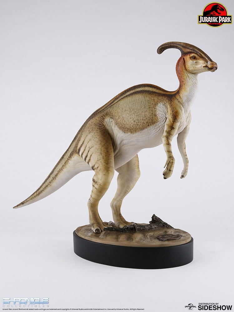 Jurassic Park Parasaurolophus Statues - Prototype Shown View 6