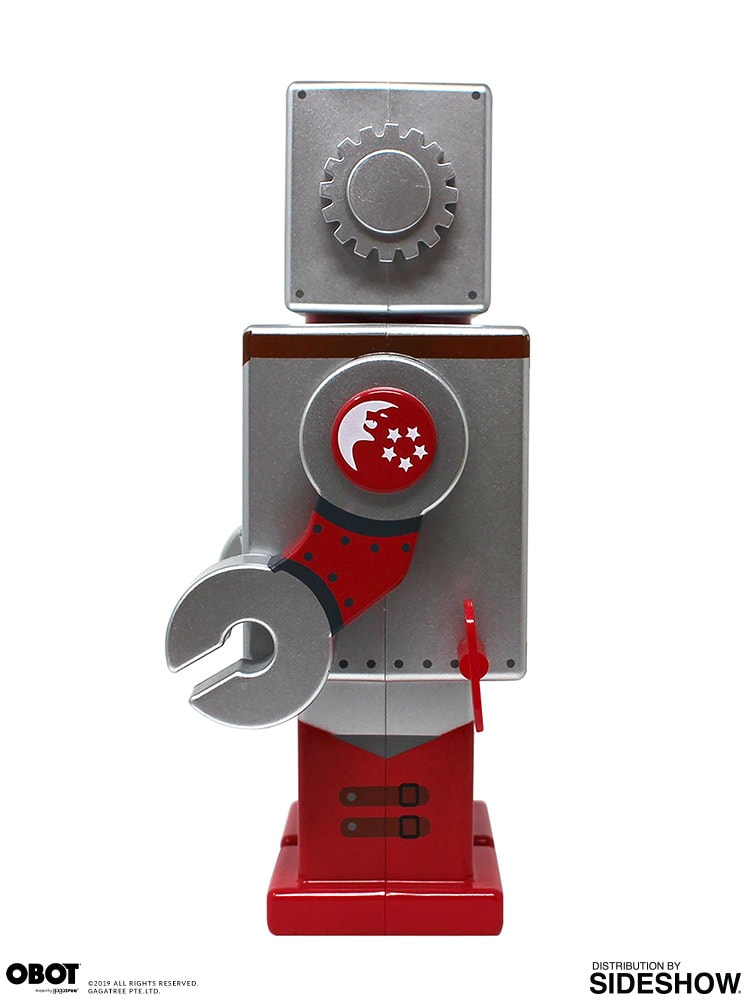 Gagatree Space Girl Silver OBOT Collectible Figure - Prototype Shown View 4