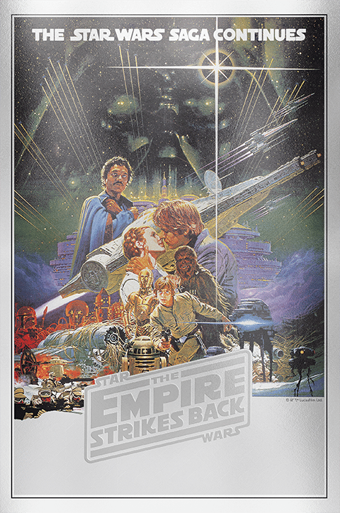 Star Wars Star Wars: The Empire Strikes Back Silver Foil Silver Collectible - Prototype Shown View 6