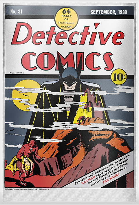 DC Comics Detective Comics #31 Silver Foil Silver Collectible - Prototype Shown View 5