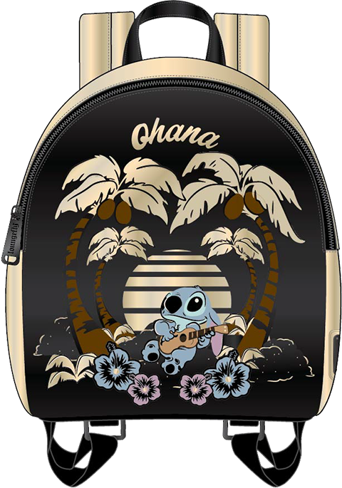 もんちゃん loungefly × スティッチ Disney Stitch Ohana Mini Backpack by Loungefly | Sideshow
