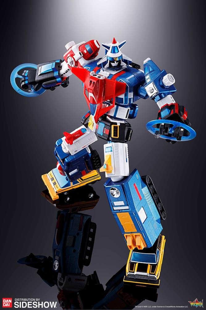 Voltron: Defender of the Universe GX-88 Vehicle Voltron (Armored Fleet Dairugger XV) Die-cast Figure - Prototype Shown View 3