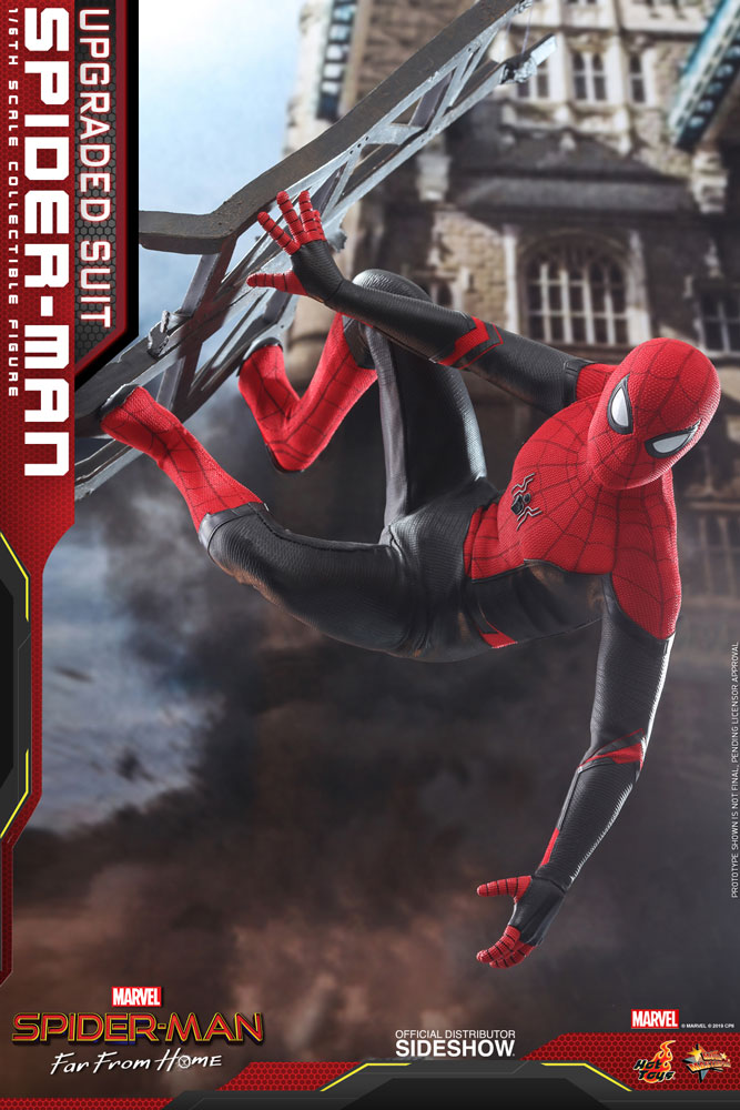 Marvel Spider-Man Upgraded Suit ホットトイズ Spider-Man Upgraded Suit 1/6 Scale Figure | Sideshow Collectibles