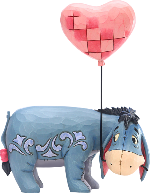 Eeyore with a Heart Balloon Figurine | Sideshow Collectibles