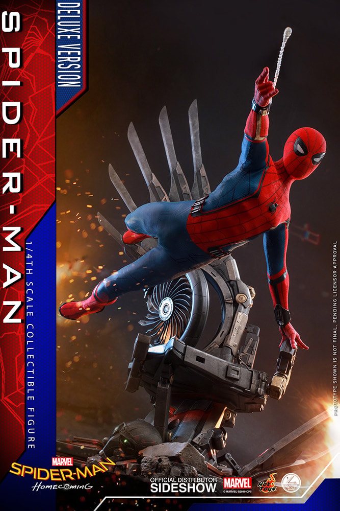 Marvel Spider-Man (Deluxe Version) Special Edition Quarter Scale Figure  Exclusive Edition - Prototype Shown View 4