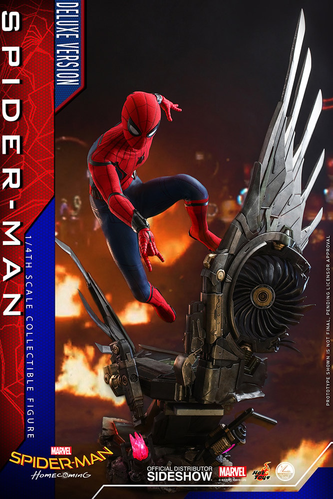 Marvel Spider-Man (Deluxe Version) Special Edition Quarter Scale Figure  Exclusive Edition - Prototype Shown View 5
