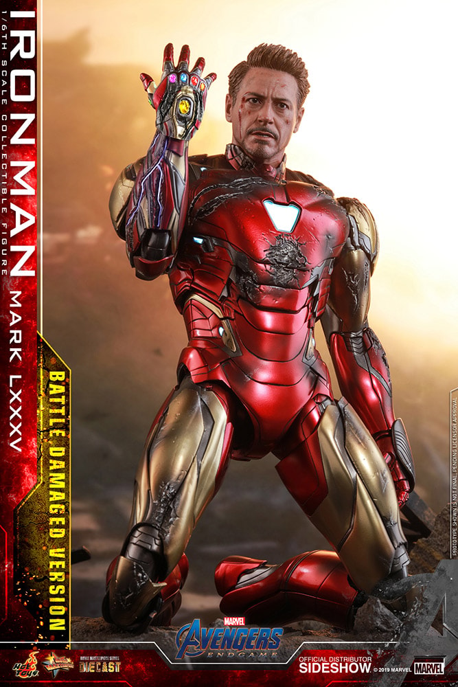 Marvel Iron Man Mark LXXXV (Battle Damaged Version) Special Edition Sixth Scale Figure  Exclusive Edition - Prototype Shown View 5