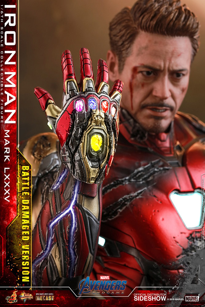 Marvel Iron Man Mark LXXXV (Battle Damaged Version) Special Edition Sixth Scale Figure  Exclusive Edition - Prototype Shown View 6