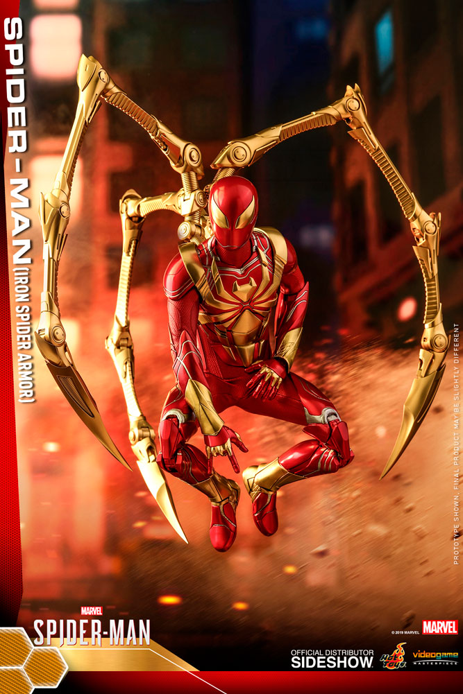 Figurine Marvel – Spider-Man Armor – Édition Gold – Rare