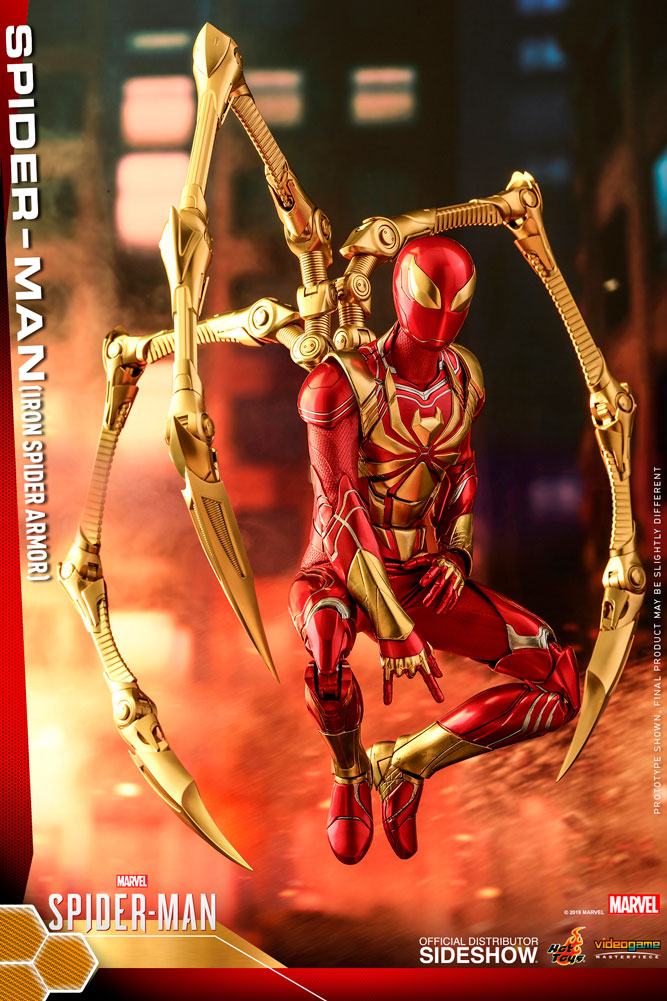スパイダーマン Iron Spider armor フィギュア　ホットトイズ Spider-Man (Iron Spider Armor) Sixth Scale Collectible Figure by