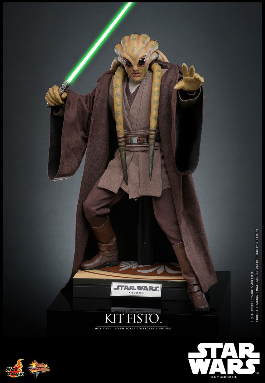 Star Wars Kit Fisto Sixth Scale Figure - Prototype Shown View 6