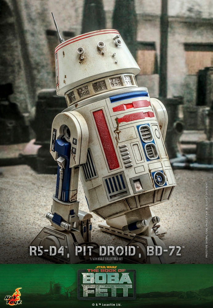Star Wars R5-D4, Pit Droid, and BD-72 Sixth Scale Figure - Prototype Shown View 4