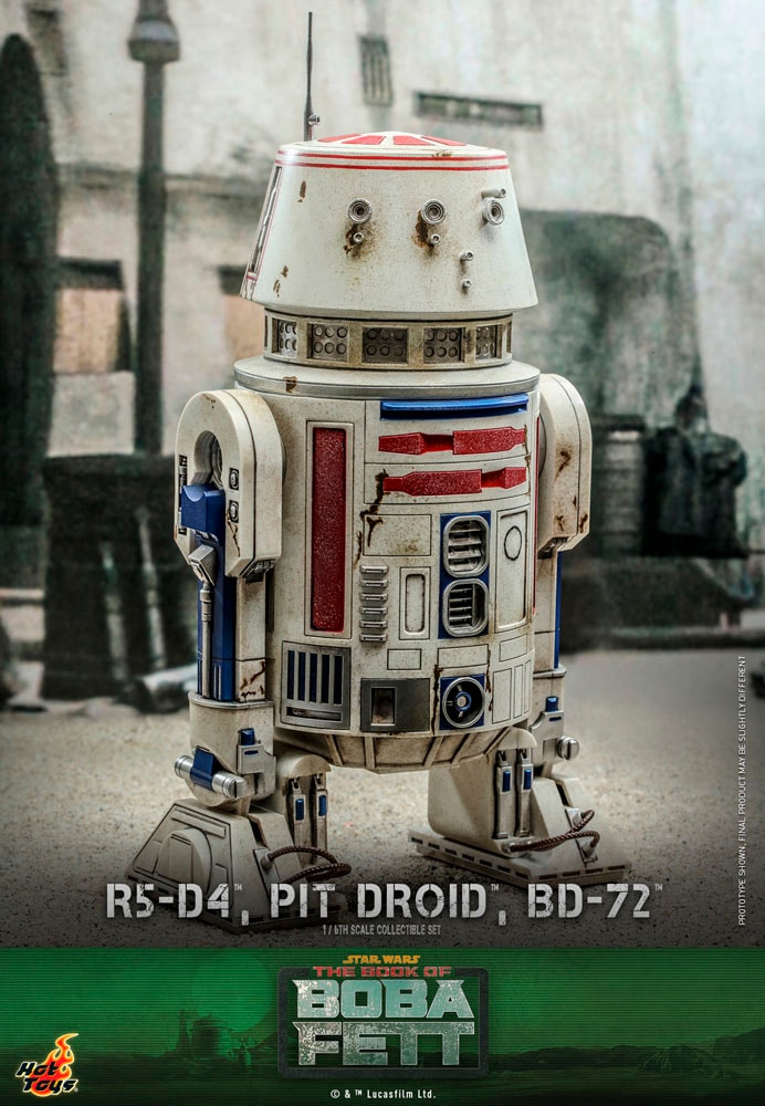 Star Wars R5-D4, Pit Droid, and BD-72 Sixth Scale Figure - Prototype Shown View 5