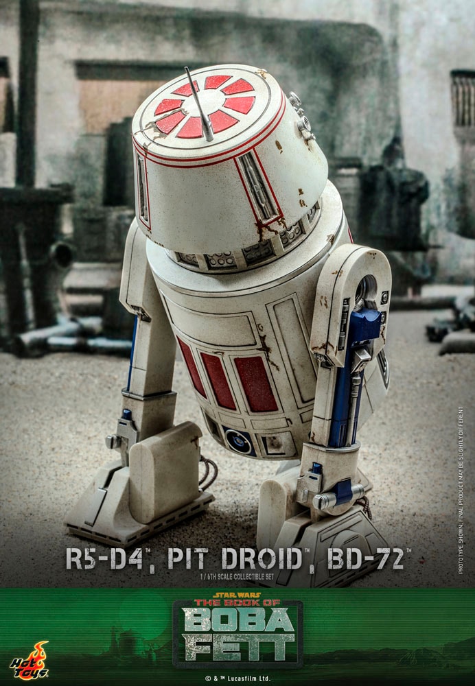 Star Wars R5-D4, Pit Droid, and BD-72 Sixth Scale Figure - Prototype Shown View 6