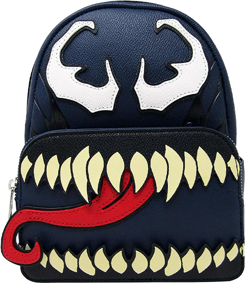 ラウンジフライ　マーベル　スパイダーマン　ヴィランズ　ヴェノム　ミニバックパック Venom Mini Backpack by Loungefly | Sideshow Collectibles
