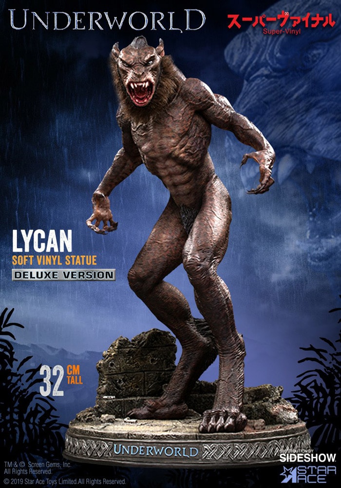 Underworld 2: Evolution Lycan Deluxe Statues - Prototype Shown View 2