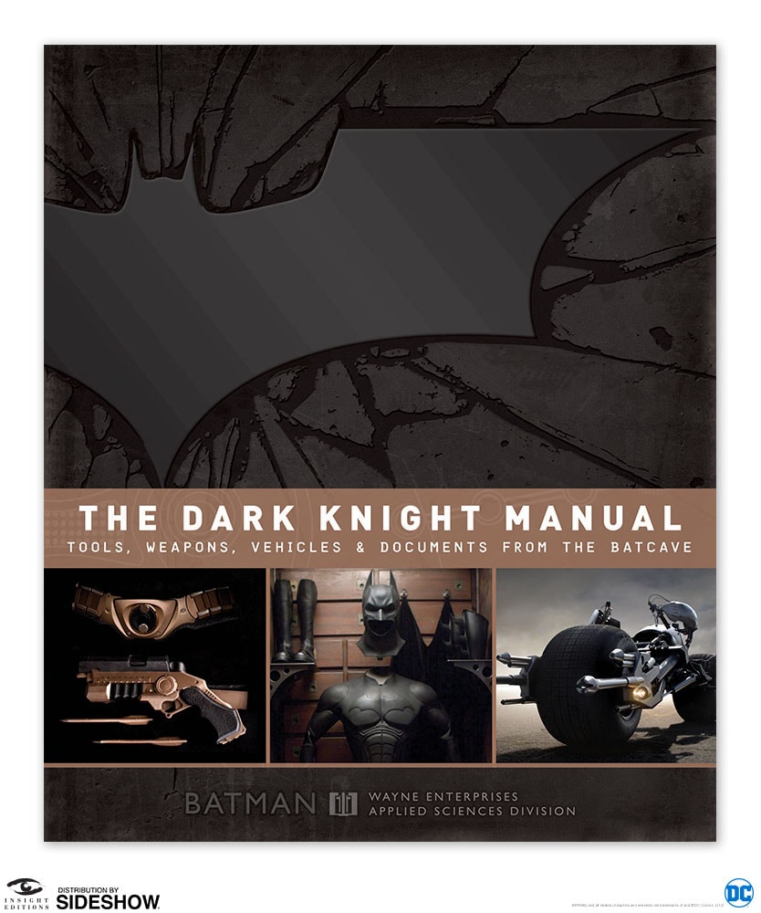 DC Comics The Dark Knight Manual: Tools, Weapons, Vehicles & Documents from the Batcave Book - Prototype Shown View 1