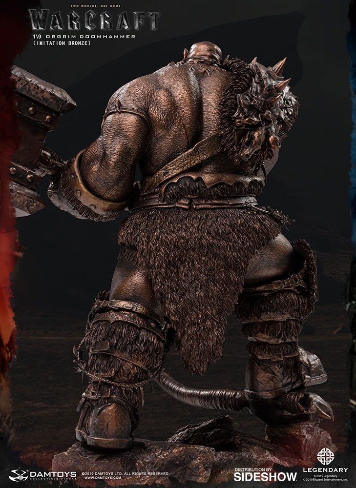 Warcraft Orgrim (Imitation Bronze) Statues - Prototype Shown View 5