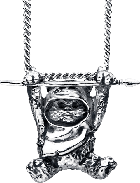 Star Wars Ewok Slider Necklace Jewelry - Prototype Shown View 5