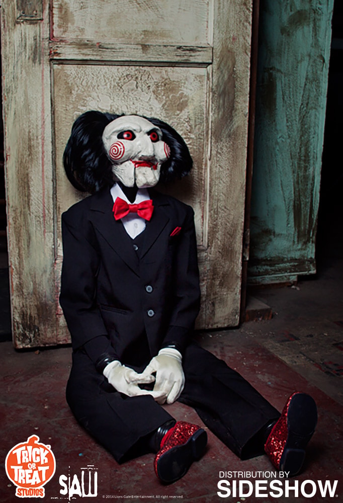SAW Billy the Puppet Prop Replica - Prototype Shown View 2