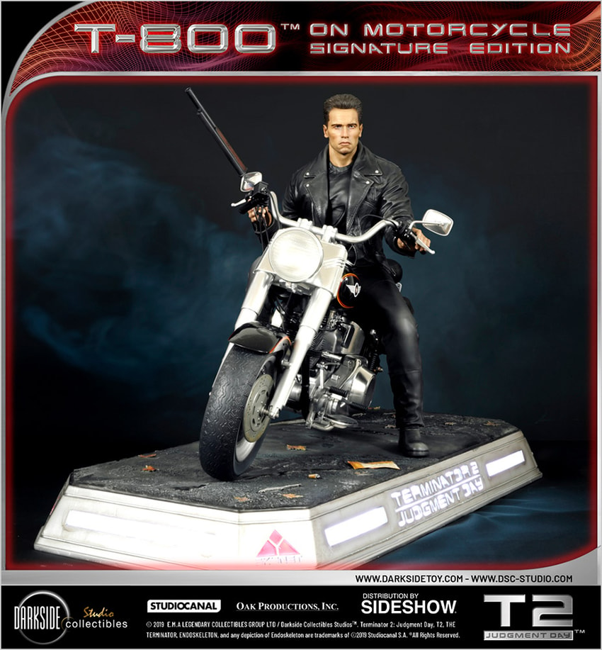 T-800 on Motorcycle Collector Edition - Prototype Shown View 3