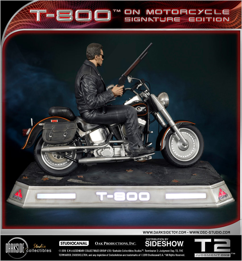T-800 on Motorcycle Collector Edition - Prototype Shown View 5