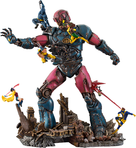 Marvel X-Men VS Sentinel #1 (Deluxe) 1:10 Scale Statue - Prototype Shown View 1