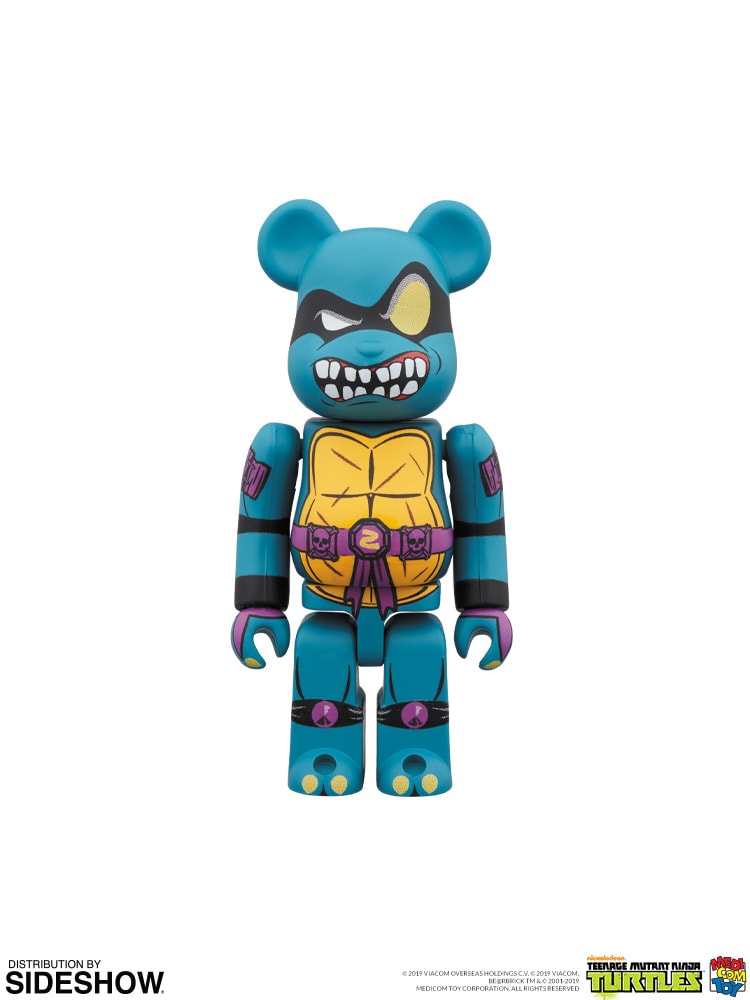 Teenage Mutant Ninja Turtles Be@rbrick Slash 100% and 400% Designer Toy - Prototype Shown View 4