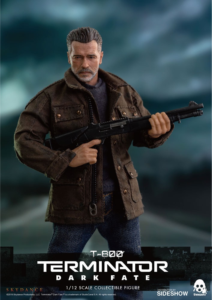 Terminator: Dark Fate T-800 Collectible Figure - Prototype Shown View 4